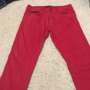 Zara MENS 34 waist red pants